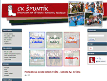 Tablet Screenshot of ckspuntik.cz